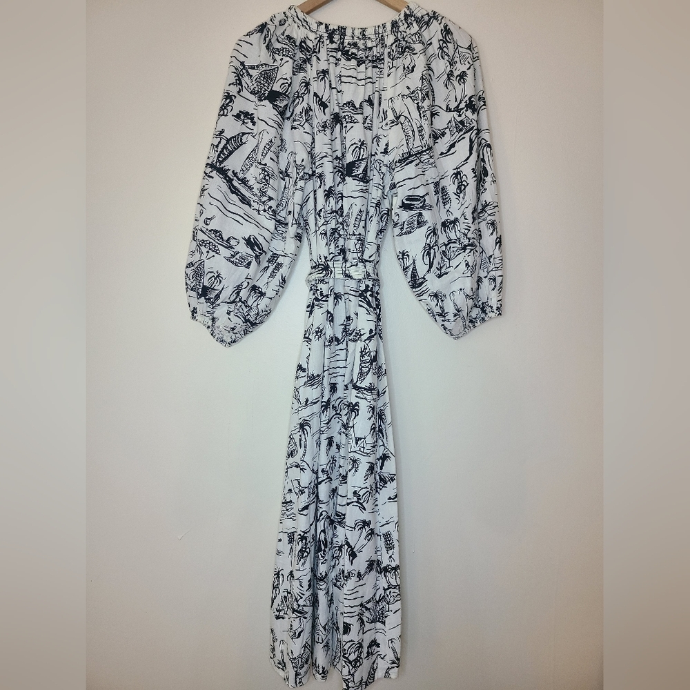 The Great 100% cotton derby dress, black getaway, size 2 (m) - Picture 9 of 16